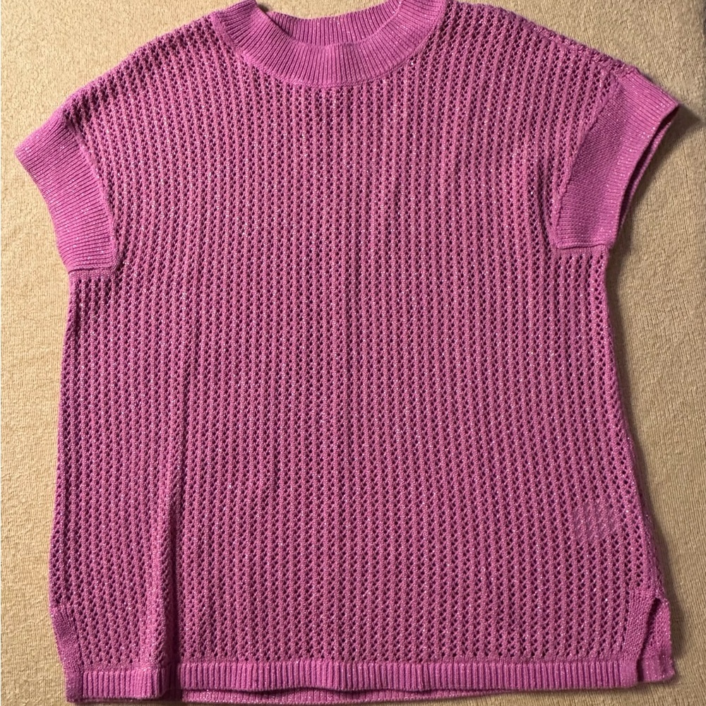 Susan Graver Pink Knit Top